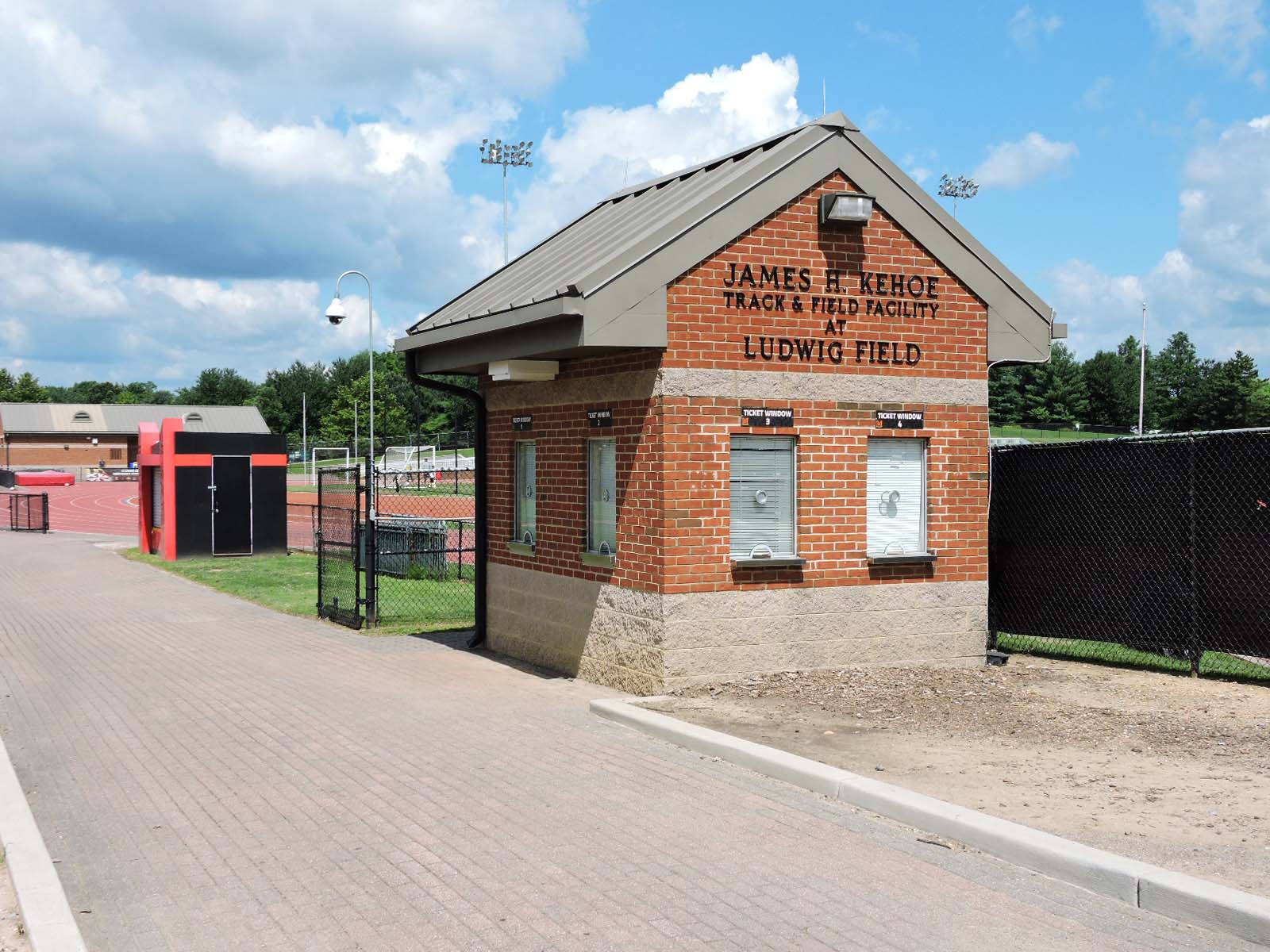 TRACK &amp; SOCCER FIELD TICKET BOOTH