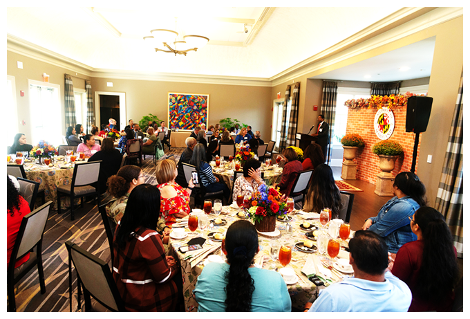 Photo: Housekeepers Lunch with President Pines