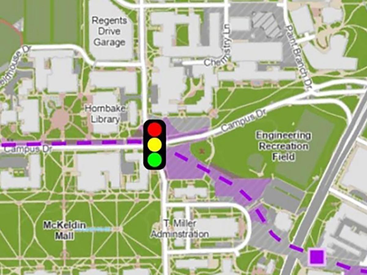 Purple Line map