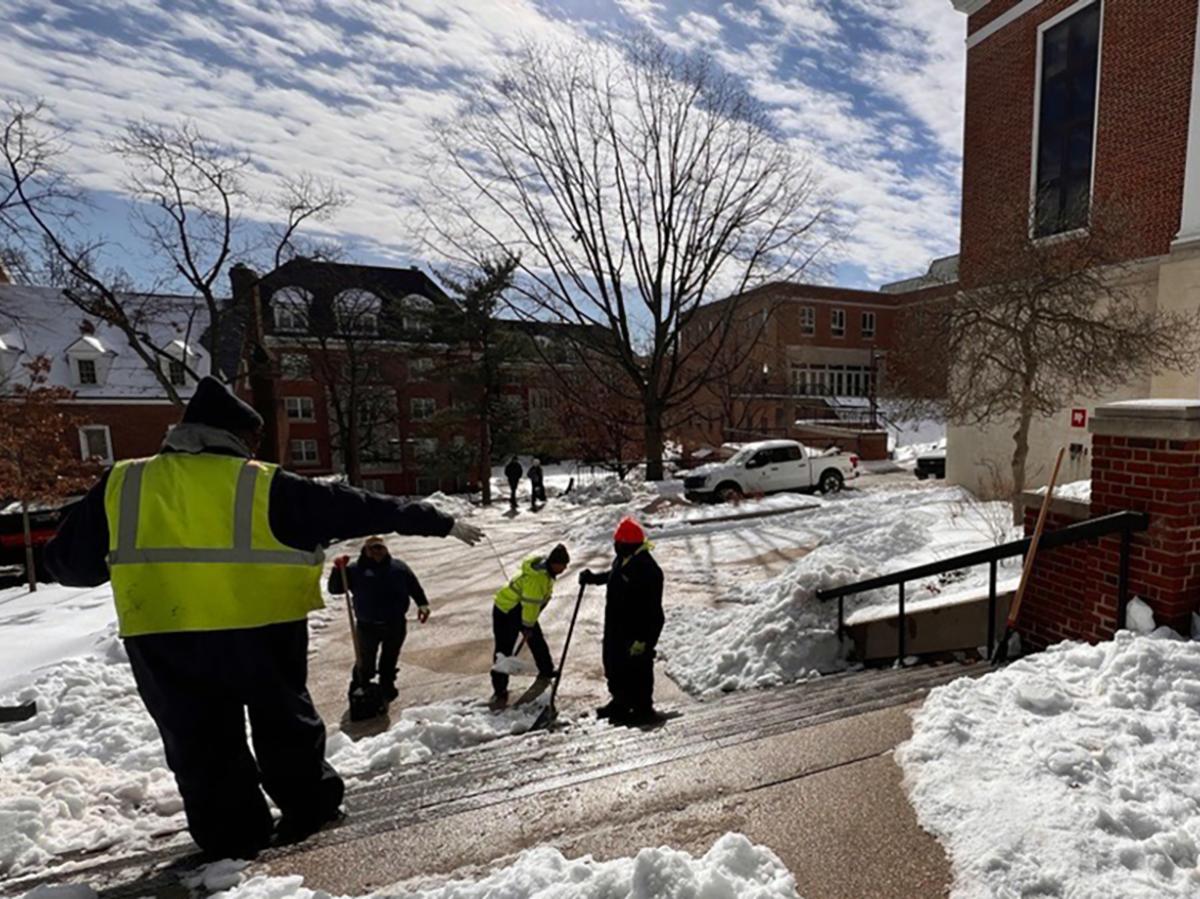 snow on campus 2026