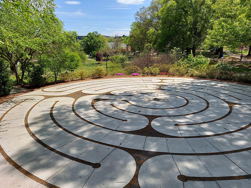 Chapel garden
