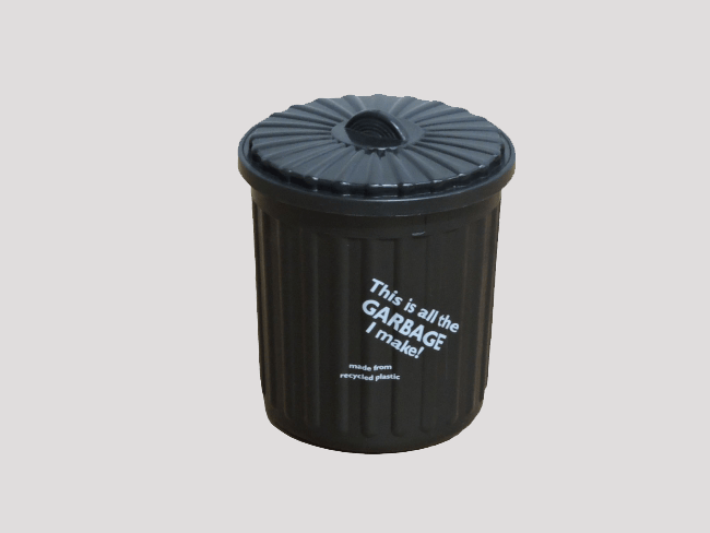 Small Black Trash Bin