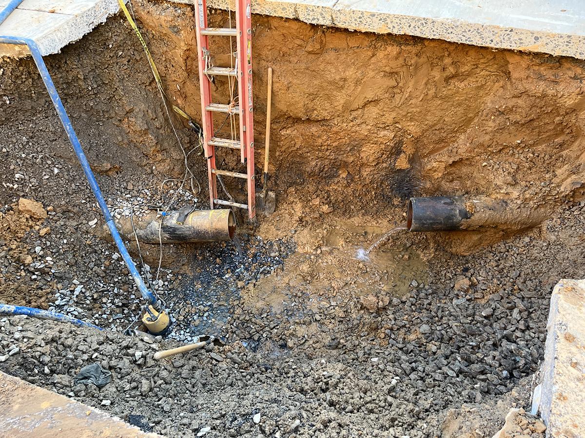 Water main repair