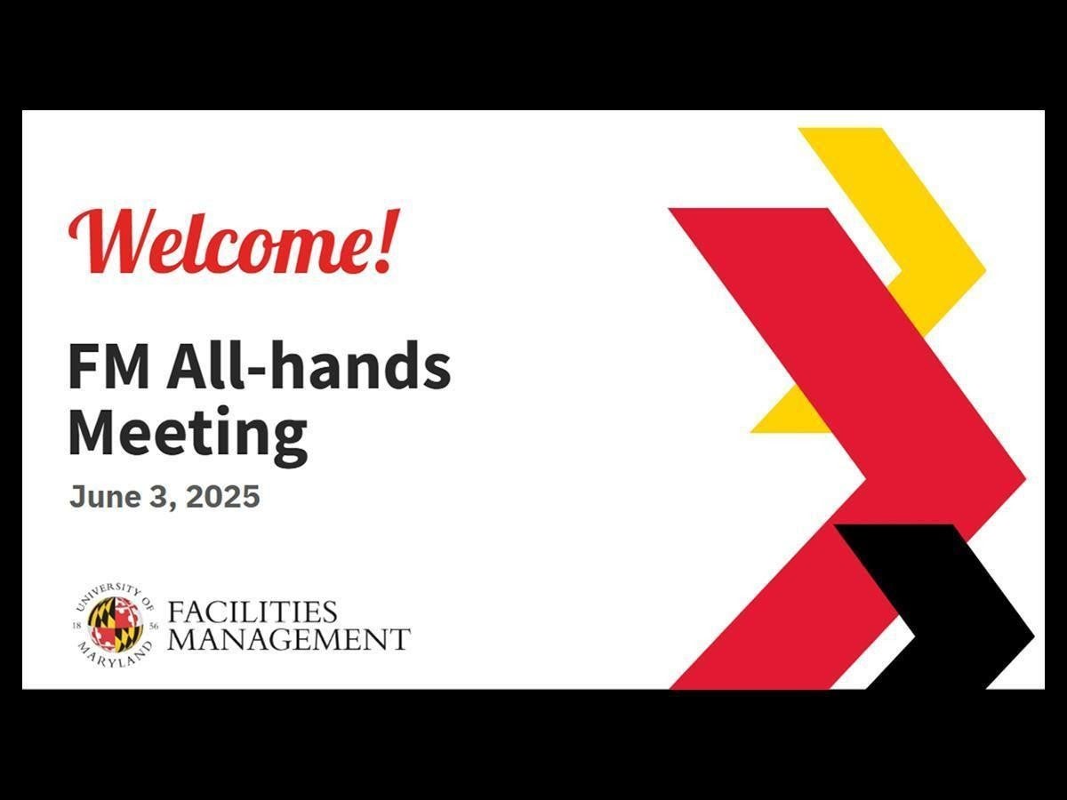 All hands meeting graphic