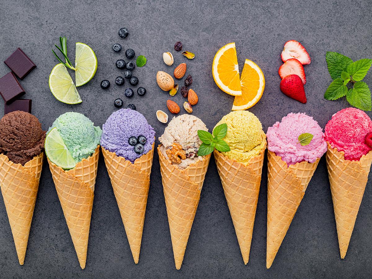 ice cream cones
