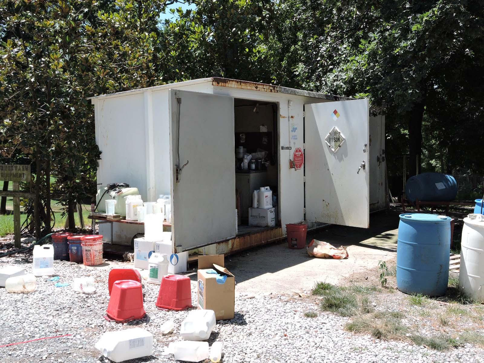 GOLF COURSE CHEMICAL STORAGE BLDG