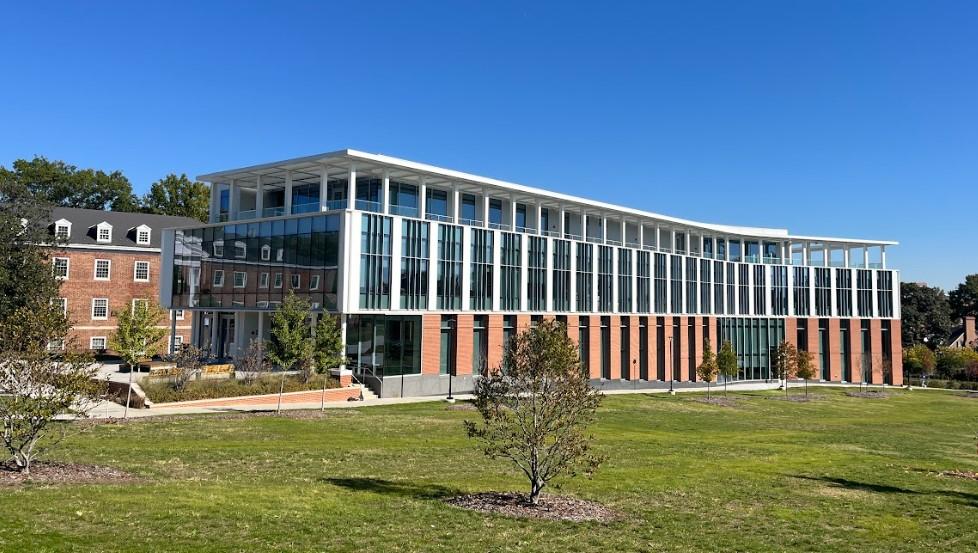 Front of Thurgood Marshall Hall building 433